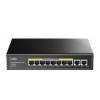 Cudy GS1010PE hálózati kapcsoló Gigabit Ethernet (10/100/1000) Ethernet-áramellátás (PoE) Fekete