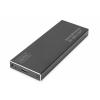 Digitus DA-71115 Külső SSD merevlemez ház Fekete M.2