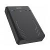 UNITEK Y-3035 HDD/SSD merevlemez ház Fekete 2.5/3.5