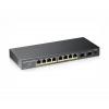 Zyxel GS1100-10HP (unmanaged) Gigabit Ethernet (10/100/1000) PoE 1U Fekete