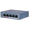 Hikvision Digital Technology DS-3E0105P-E/M(B) switch L2 Fast Ethernet (10/100) PoE Szürke