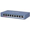 Hikvision Digital Technology DS-3E0109P-E(C) switch (unmanaged) L2 Fast Ethernet (10/100) PoE Szürke