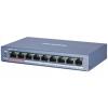 Hikvision Digital Technology DS-3E0109P-E/M(B) switch (unmanaged) L2 Fast Ethernet (10/100) PoE Kék