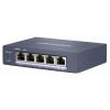 Hikvision Digital Technology DS-3E0505HP-E switch (unmanaged) Gigabit Ethernet (10/100/1000) PoE Kék