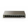 IP-COM Networks F1110P-8-102W switch Fast Ethernet (10/100) PoE Fekete