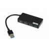iBox IUH3F56 USB Hub 3.2 Gen 1 Type-A 5000 Mbit/s Fekete