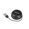 NATEC Bumblebee USB Hub 480 Mbit/s Fekete