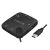 LogiLink UA0344 USB Hub Type-C Fekete