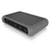 ICY BOX IB-HUB801-TB4 Thunderbolt 4 USB Hub 40000 Mbit/s Antracit, Fekete