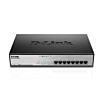 D-Link DGS-1008MP switch (unmanaged) Gigabit Ethernet (10/100/1000) (PoE) 1U Fekete
