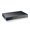 Zyxel GS1915-24EP managed L2 Gigabit Ethernet (10/100/1000) (PoE) 1U Fekete