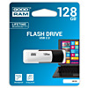 Goodram UCO2 USB pendrive 128 GB USB A típus 2.0 Fekete, Fehér