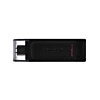 Kingston 70 USB pendrive 256 GB USB C-típus 3.2 Gen 1 (3.1 Gen 1) Fekete
