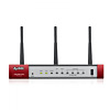 Zyxel USG20W-VPN-EU0101F WiFi router Gigabit Ethernet Kétsávos (2,4 GHz / 5 GHz) 4G Szürke, Vörös