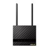 ASUS 4G-N16 WiFi router Gigabit Ethernet Egysávos (2,4 GHz) Fekete