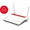 FRITZ!Box 6850 5G WiFi router Gigabit Ethernet Kétsávos (2,4 GHz / 5 GHz) Fekete, Vörös, Fehér