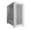 Corsair iCUE 4000D RGB Midi Tower Fehér számítógép ház