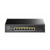Cudy GS1008PS2 Unmanaged Gigabit Ethernet (10/100/1000) PoE Fekete switch