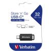 Verbatim Store 'n' Go 32 GB USB C-típus 3.2 Gen 1 (3.1 Gen 1) Fekete pendrive