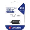 Verbatim Store 'n' Go 128 GB USB C-típus 3.2 Gen 1 (3.1 Gen 1) Fekete pendrive