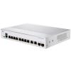Cisco CBS250-8T-E-2G-EU Vezérelt L2/L3 Gigabit Ethernet (10/100/1000) Ezüst switch