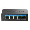 D-Link DMS-105 Unmanaged 2.5G Ethernet (100/1000/2500) Fekete switch