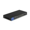 Linksys SMB LGS310MPC 8port POE+ GbE LAN +2 SFP Port Smart menedzselhető asztali Switch