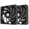 Thermaltake TOUGHFAN 14 14 cm Fekete 2 db hűtőventilátor