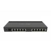 MIKROTIK RB4011iGS+RM 10x RJ-45, PoE, Gigabit Ethernet, IPSec, Fekete vezetékes router