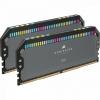 Corsair Dominator Platinum, RGB, 64 GB (2 x 32 GB), DDR5, 5200Mhz, CL 40, 1.25V, Szürke memória