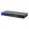 Linksys LGS310C Vezérelt L3 Gigabit Ethernet (10/100/1000) Fekete, Kék switch
