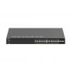 NETGEAR M4350-24X4V Vezérelt L3 10G Ethernet (100/1000/10000) PoE 1U Fekete switch