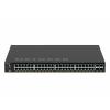 NETGEAR M4350-48G4XF Vezérelt L3 Gigabit Ethernet (10/100/1000) PoE 1U Fekete switch