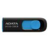 ADATA UV128 USB 256 GB USB A 3.2 Gen 1 (3.1 Gen 1) Fekete, Kék pendrive