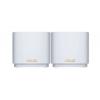 ASUS ZenWiFi XD4 Plus AX1800, 2x LAN, 1x WAN, 2.4 / 5 GHz, WiFi 6, Fehér WiFi rendszer (2-Pk)