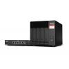 QNAP TS-473A + QSW-1105-5T Bundle Pack NAS Tower Ryzen Embedded V1500B 8 GB DDR4 QNAP Turbo System Fekete