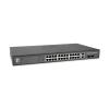 LevelOne GEP-2841 hálózati kapcsoló Vezérelt L2 Gigabit Ethernet (10/100/1000) Ethernet-áramellátás (PoE) támogatása 1U Fekete