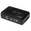 StarTech.com SV211KUSB KVM kapcsoló Fekete