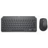Logitech MX Keys Mini Combo for Business billentyűzet Egér mellékelve Irodai RF vezeték nélküli + Bluetooth QWERTY Nemzetközi amerikai Grafit