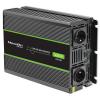 Qoltec Monolith áramátalakító és inverter Automatikus 4000 W Fekete