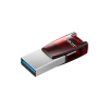 Apacer AH180 64GB USB flash meghajtó USB Type-A / USB Type-C 3.2 Gen 1 (3.1 Gen 1) Arany, Vörös