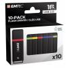Emtec K100 USB flash meghajtó 16 GB USB A típus 2.0 Fekete, Többszínű