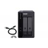 QNAP TR-002 tárolóegység burkolat HDD/SSD ház Fekete 2.5/3.5