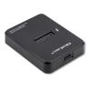Qoltec 50313 tárolóegység burkolat Külső SSD ház Fekete M.2