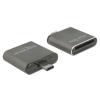 DeLOCK 91498 kártyaolvasó USB 3.2 Gen 1 (3.1 Gen 1) Type-C Fekete