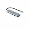 DICOTA D32061 hálózati csatlakozó USB C-típus 10000 Mbit/s Ezüst