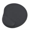 Gembird MP-GEL-BLACK egéralátét Fekete