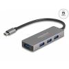 DeLOCK 63173 hálózati csatlakozó USB 3.2 Gen 1 (3.1 Gen 1) Type-C 5000 Mbit/s Fekete
