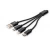 Digitus DB-300160-002-S hálózati csatlakozó Fekete