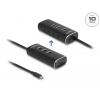 DeLOCK 64234 hálózati csatlakozó USB 3.2 Gen 1 (3.1 Gen 1) Type-C 10000 Mbit/s Fekete